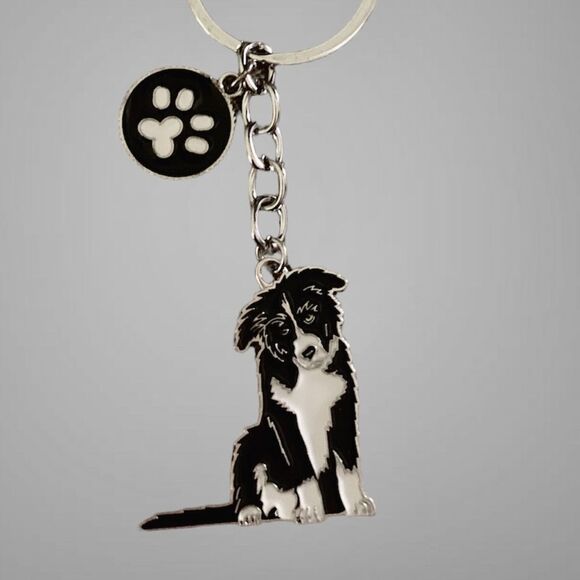Border Collie Dog Keychain - Picture 5 of 9